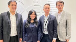 IBM Malaysia managing director and technology leader Catherine Lian (second left) with (from left to right) IBM general manager - power systems (ASEAN, ANZ and Korea) Francis Ong, Silverlake chief operating officer Jason Lee Khai Hoong and senior solutions director Tan Soo Eng.